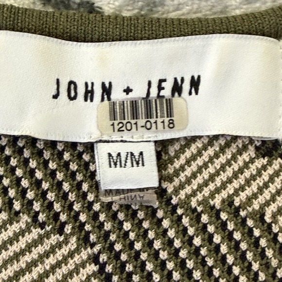 John‎ Jenn Dress Womens Size M Green Multi Leopard Print Stretch Bodycon Knit - Picture 6 of 9